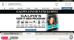 Desktop Screenshot of galpinlincoln.com